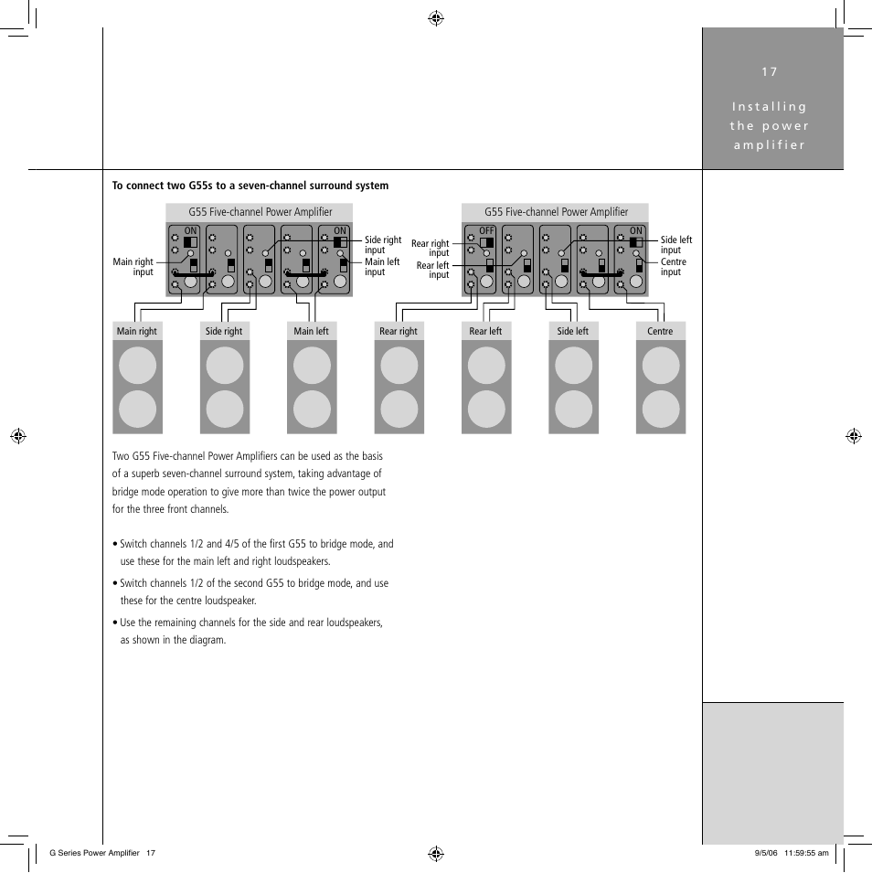 Meridian Audio G Series User Manual | Page 21 / 32