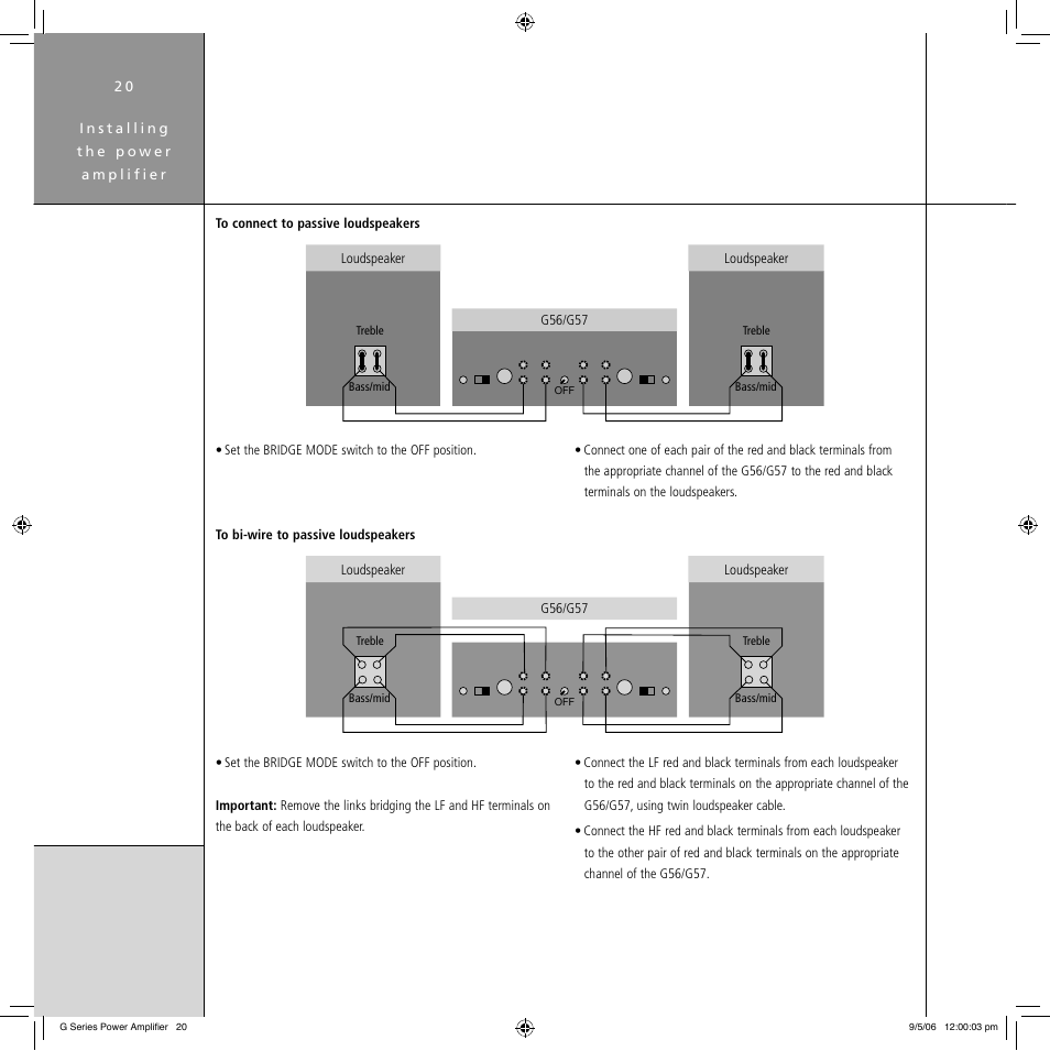 Meridian Audio G Series User Manual | Page 24 / 32