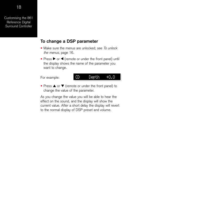 Meridian Audio 861 User Manual | Page 22 / 62
