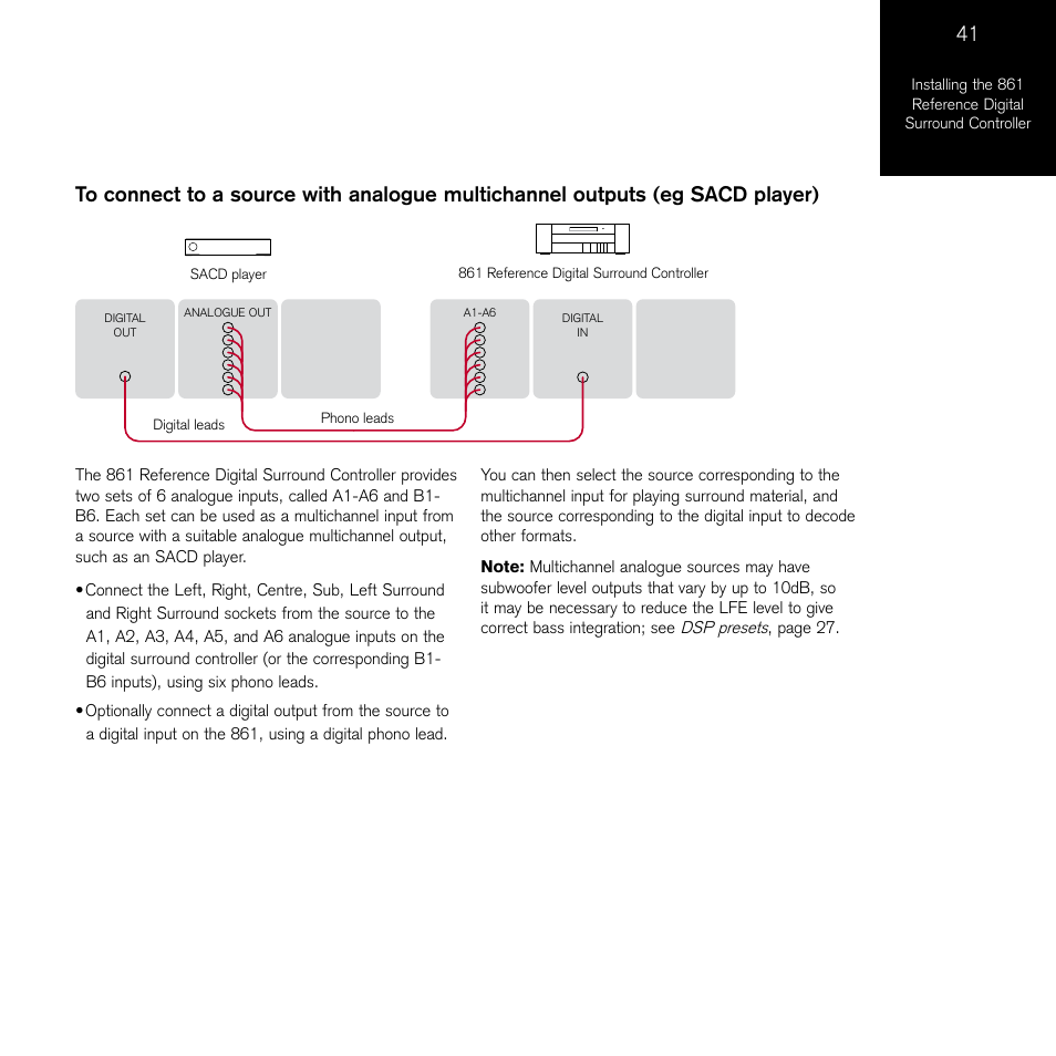 Meridian Audio 861 User Manual | Page 45 / 62