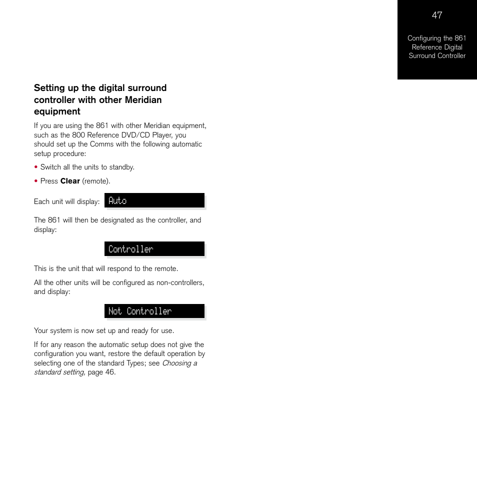 Meridian Audio 861 User Manual | Page 51 / 62