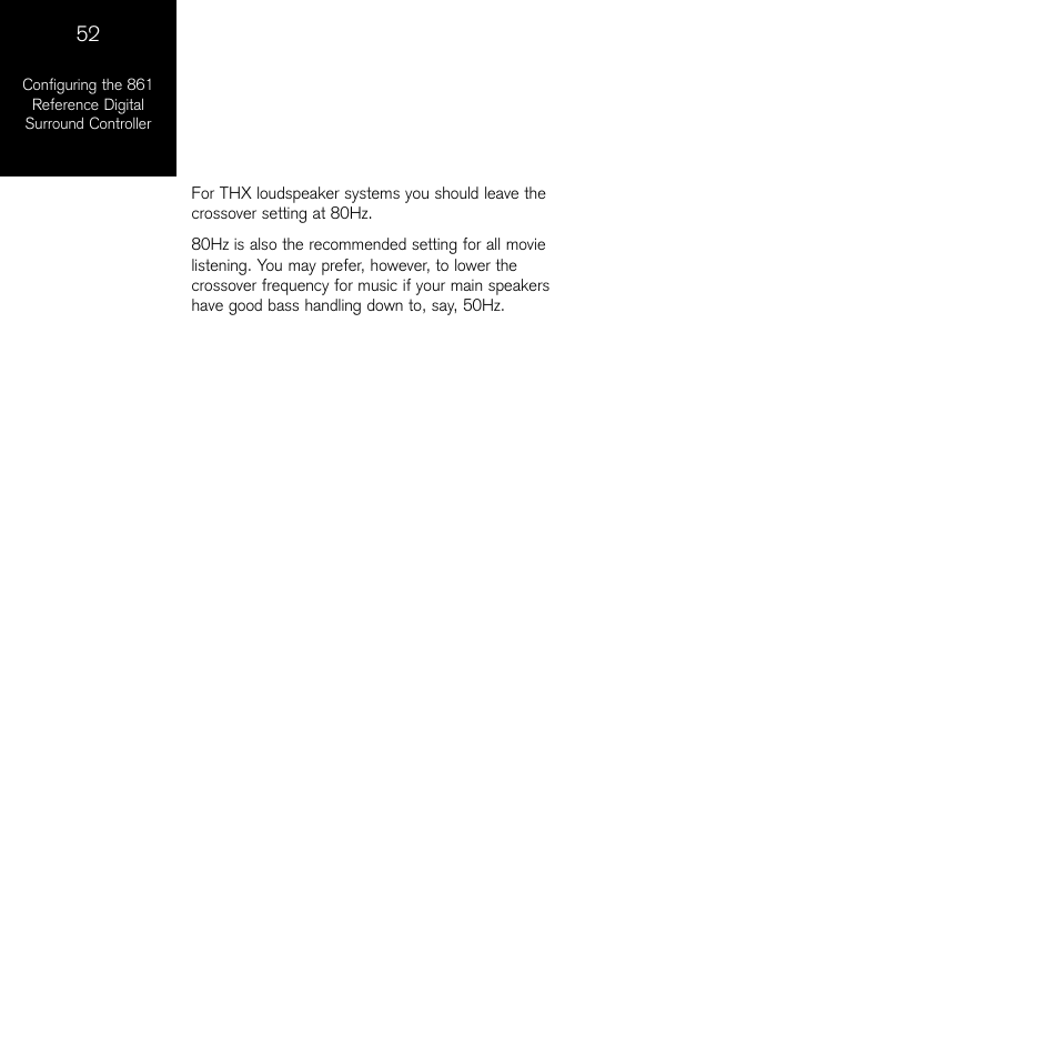 Meridian Audio 861 User Manual | Page 56 / 62