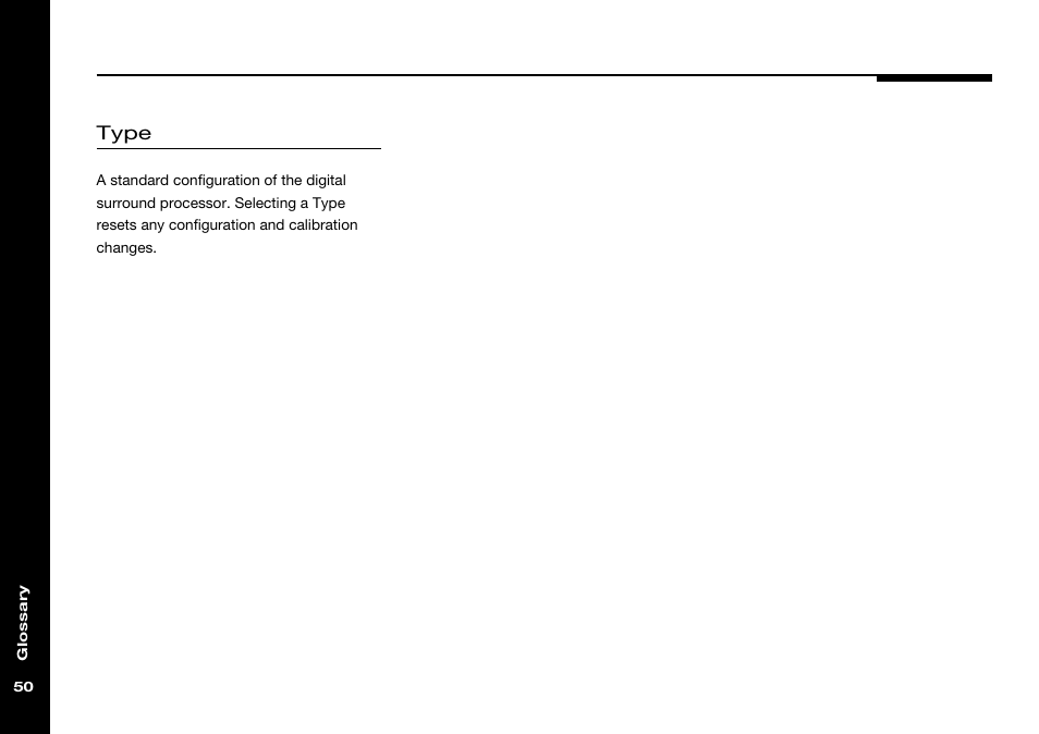 Type | Meridian Audio 565 User Manual | Page 54 / 58