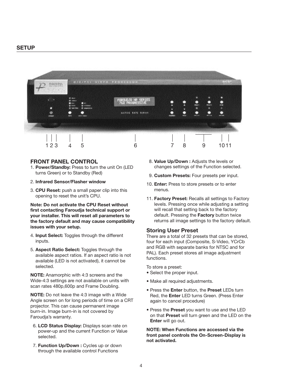 Meridian Audio Native Rate Series User Manual | Page 6 / 16