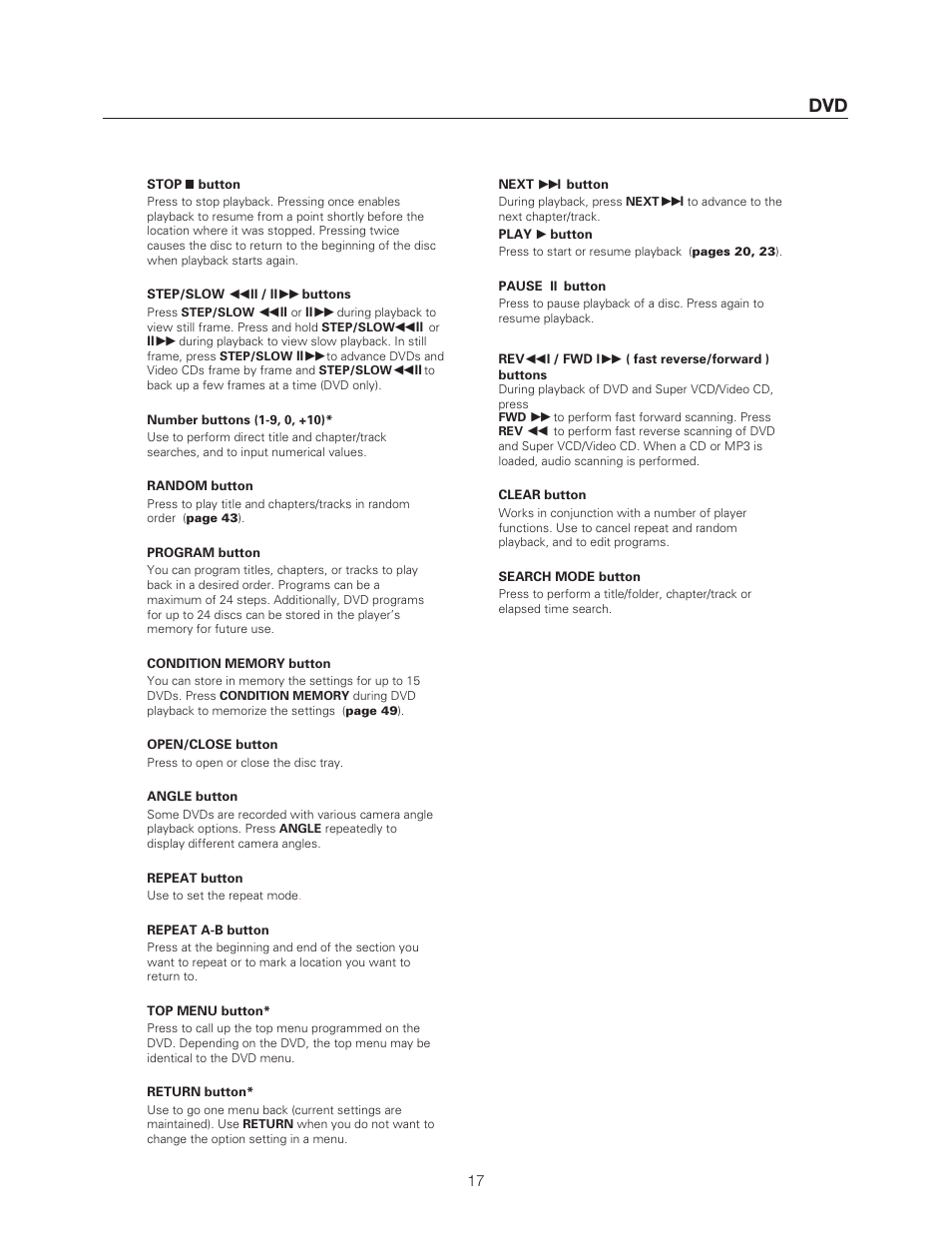 Meridian Audio DVP1500 User Manual | Page 21 / 52