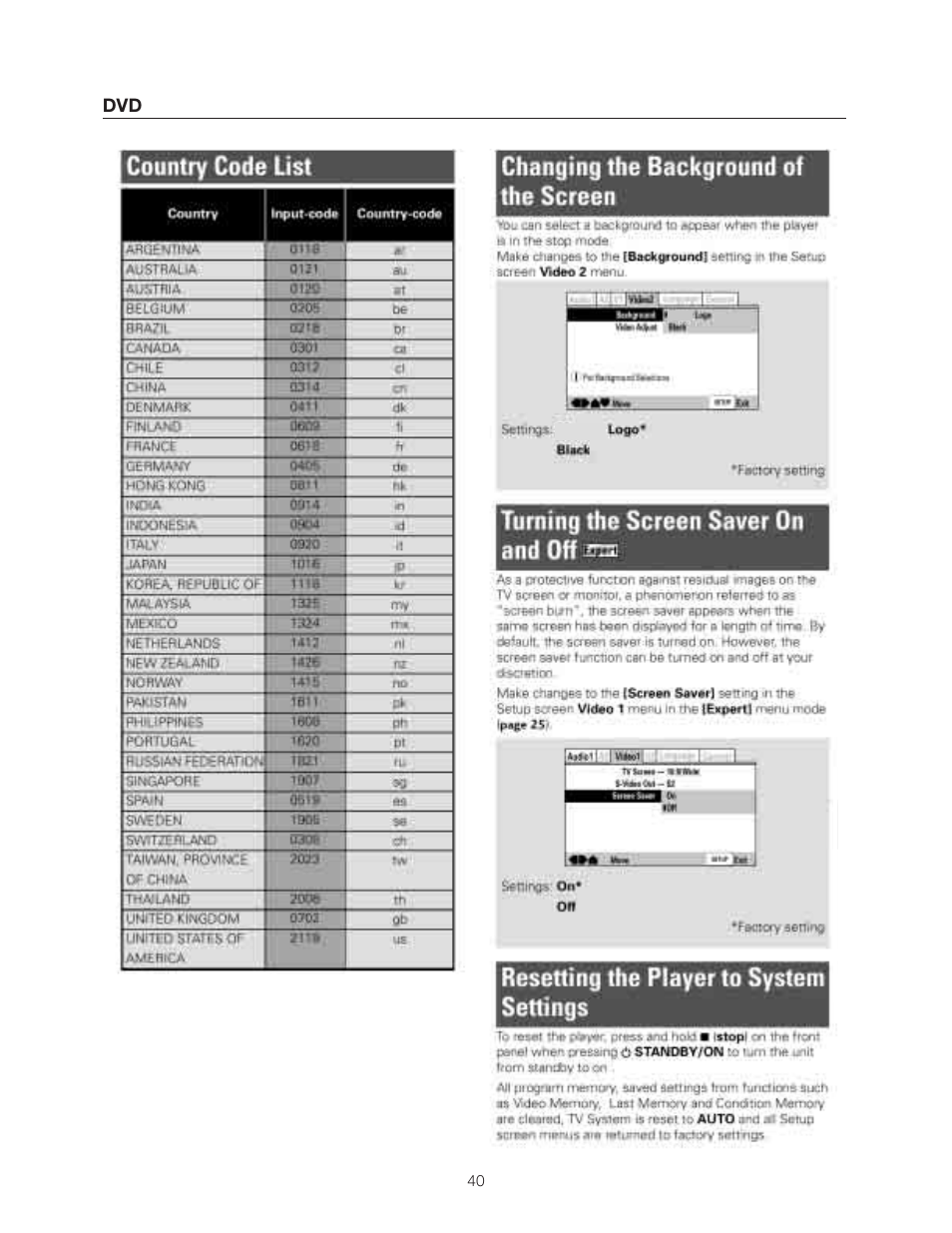Meridian Audio DVP1500 User Manual | Page 44 / 52