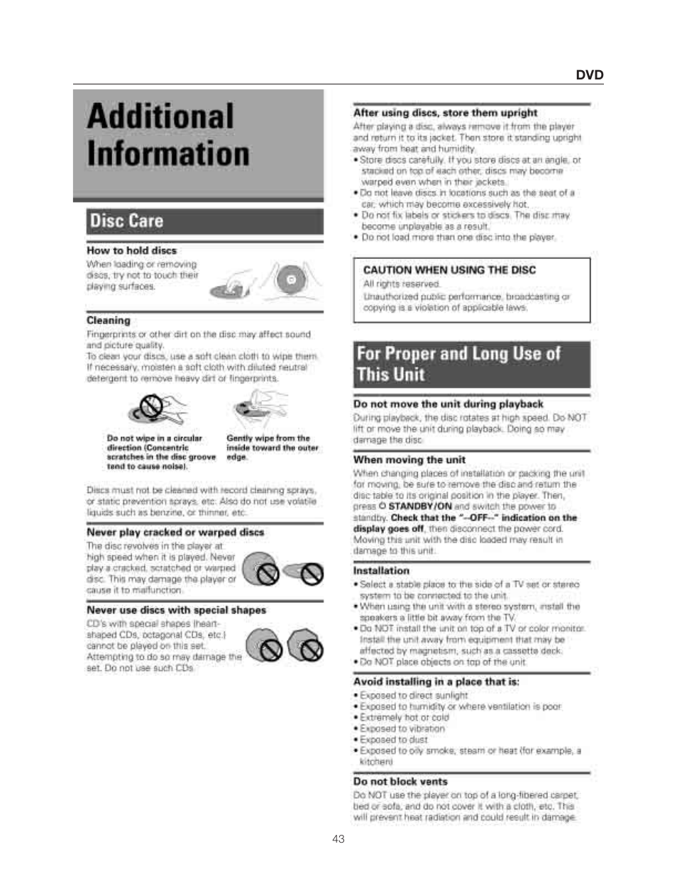 Meridian Audio DVP1500 User Manual | Page 47 / 52
