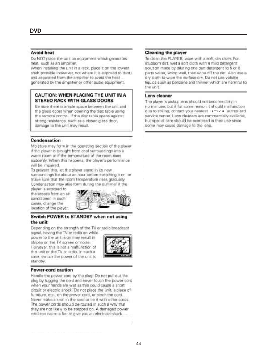 Meridian Audio DVP1500 User Manual | Page 48 / 52