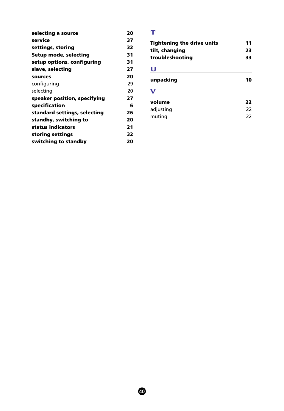 Meridian Audio 8000 User Manual | Page 45 / 45