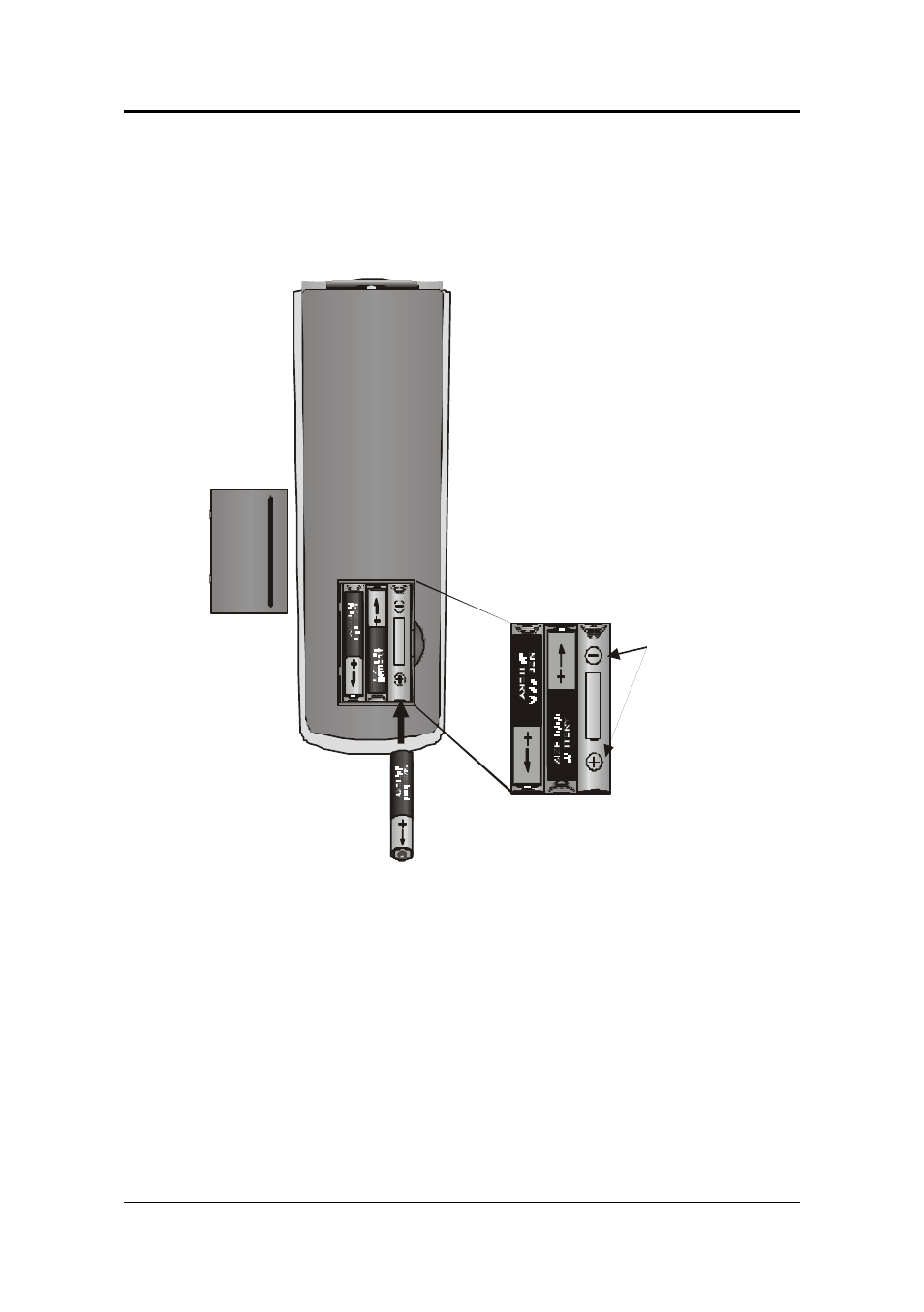 Inserting the batteries | Meridian Audio SRC-2010 User Manual | Page 14 / 56