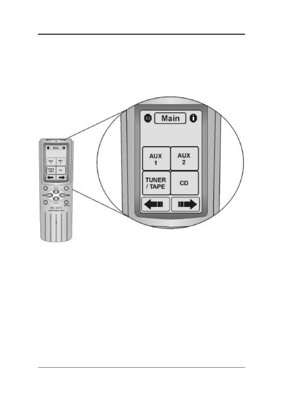 Touch screen buttons | Meridian Audio SRC-2010 User Manual | Page 20 / 56