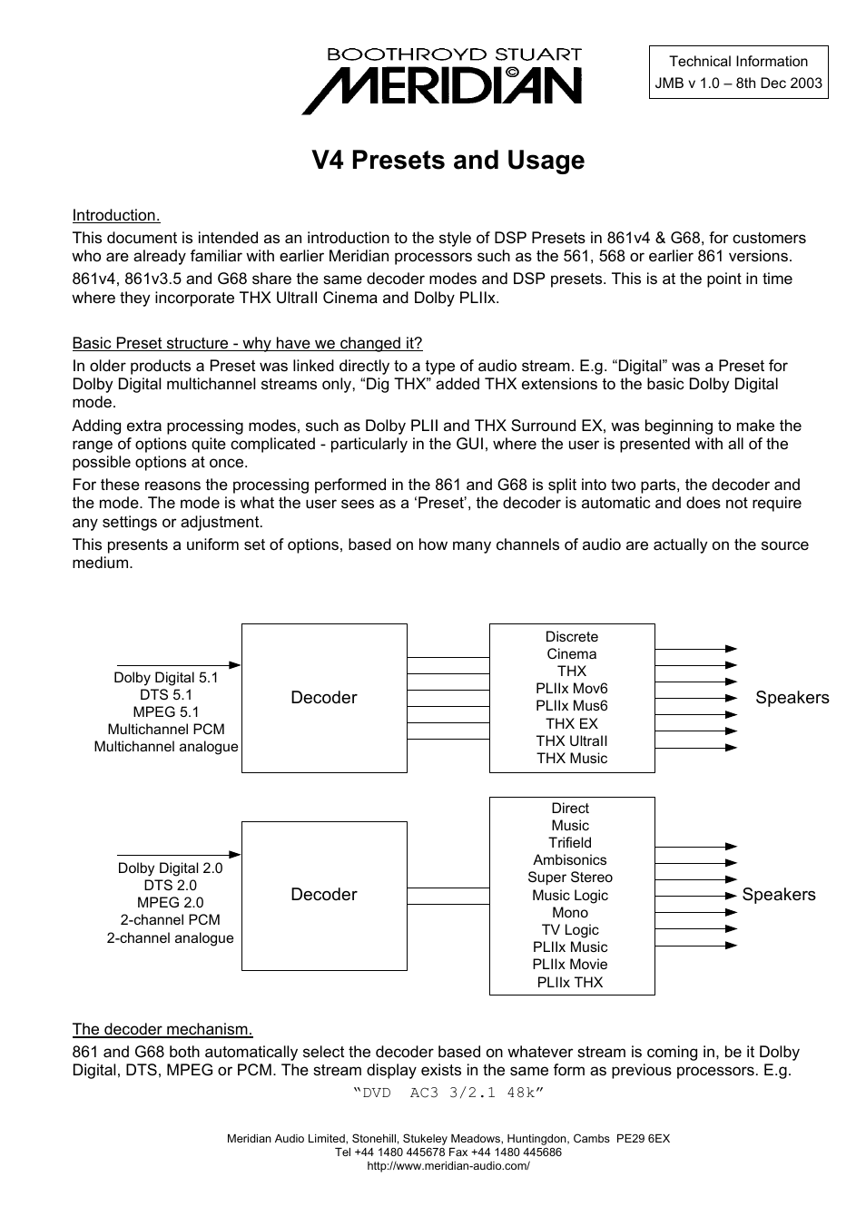Meridian Audio Microcassette Recorder User Manual | 4 pages