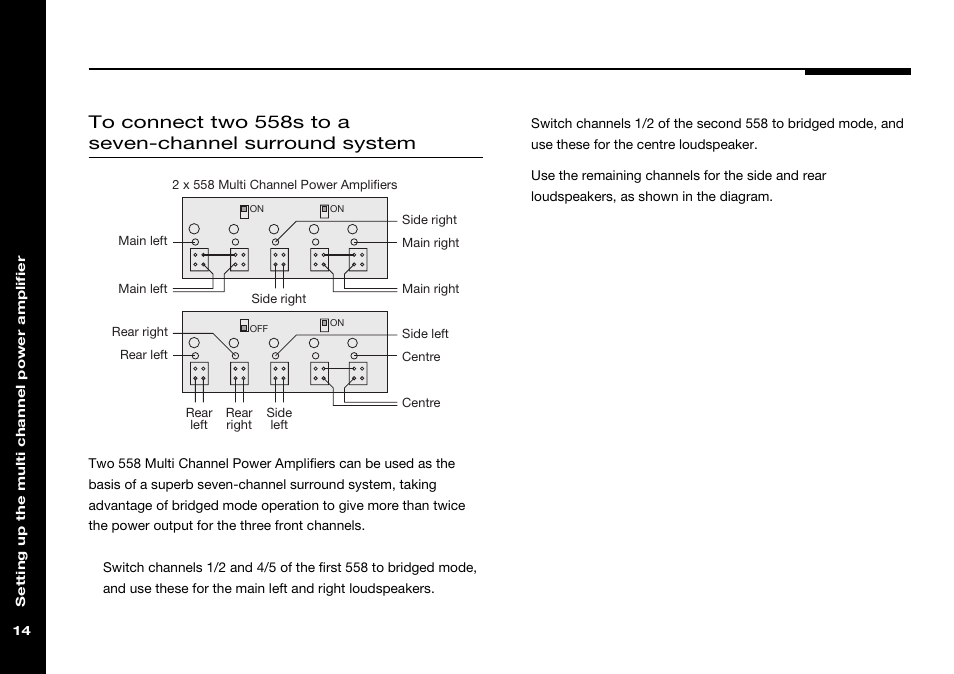 Meridian Audio 558 User Manual | Page 19 / 25