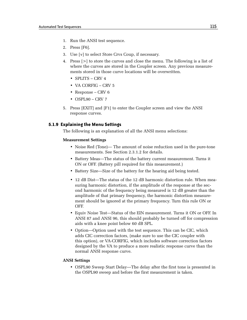 9 explaining the menu settings | Frye FONIX 7000 User Manual | Page 123 / 216