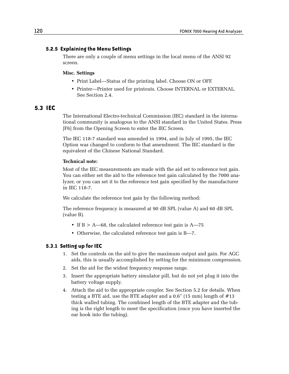3 iec | Frye FONIX 7000 User Manual | Page 128 / 216
