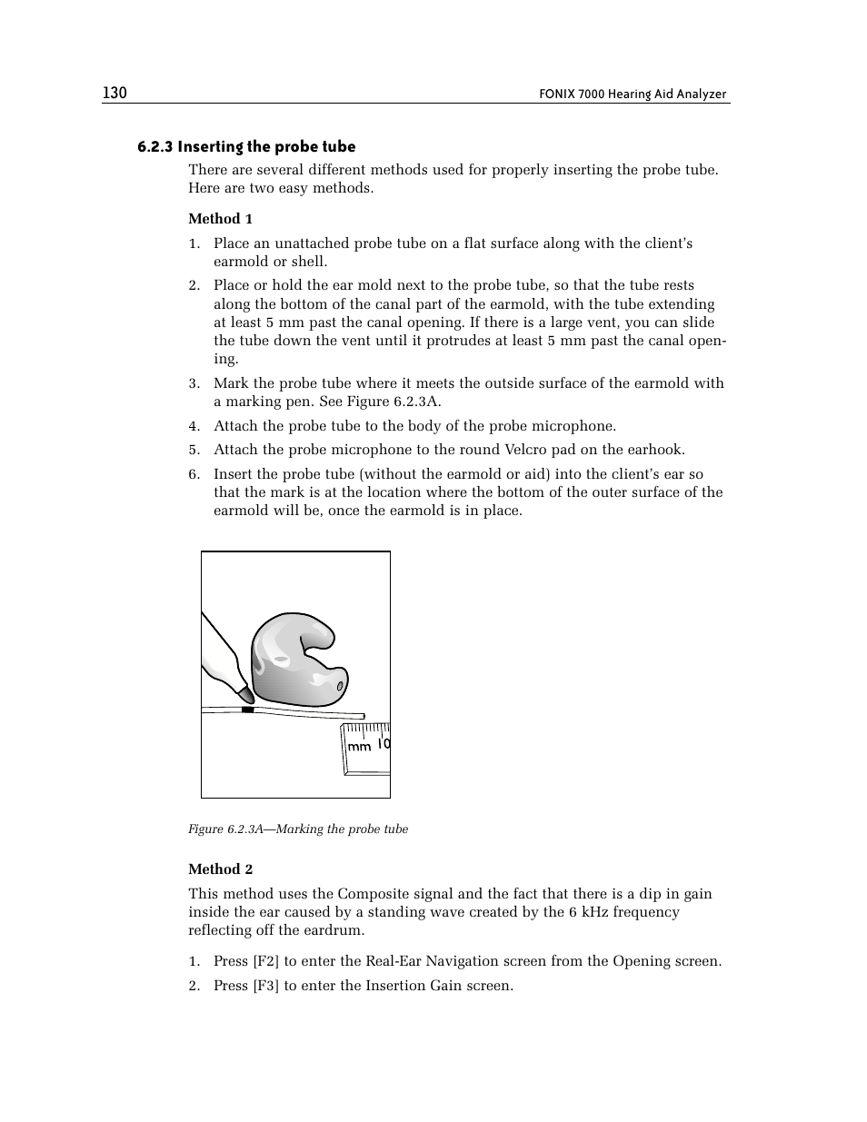 3 inserting the probe tube | Frye FONIX 7000 User Manual | Page 138 / 216