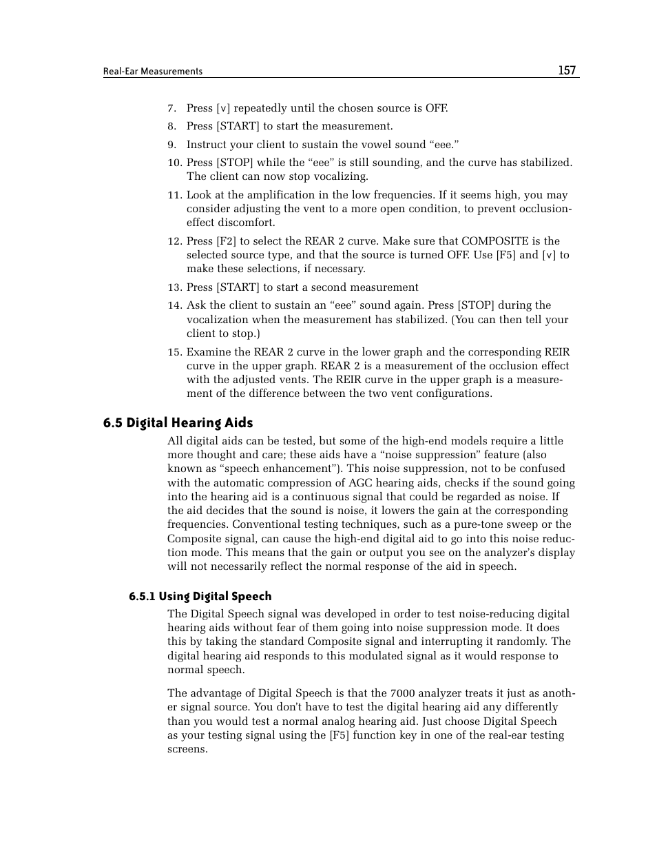 5 digital hearing aids | Frye FONIX 7000 User Manual | Page 165 / 216