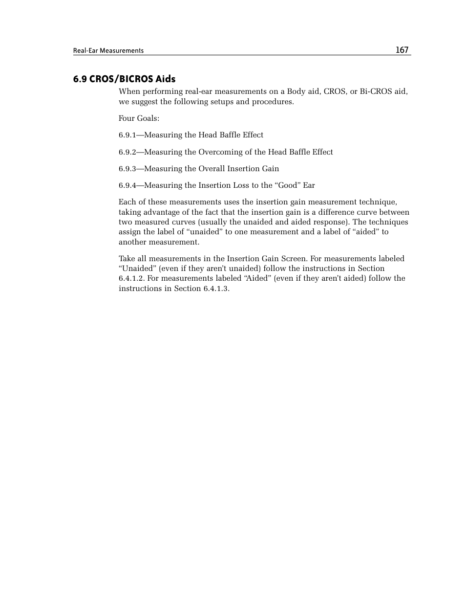 9 cros/bicros aids | Frye FONIX 7000 User Manual | Page 175 / 216