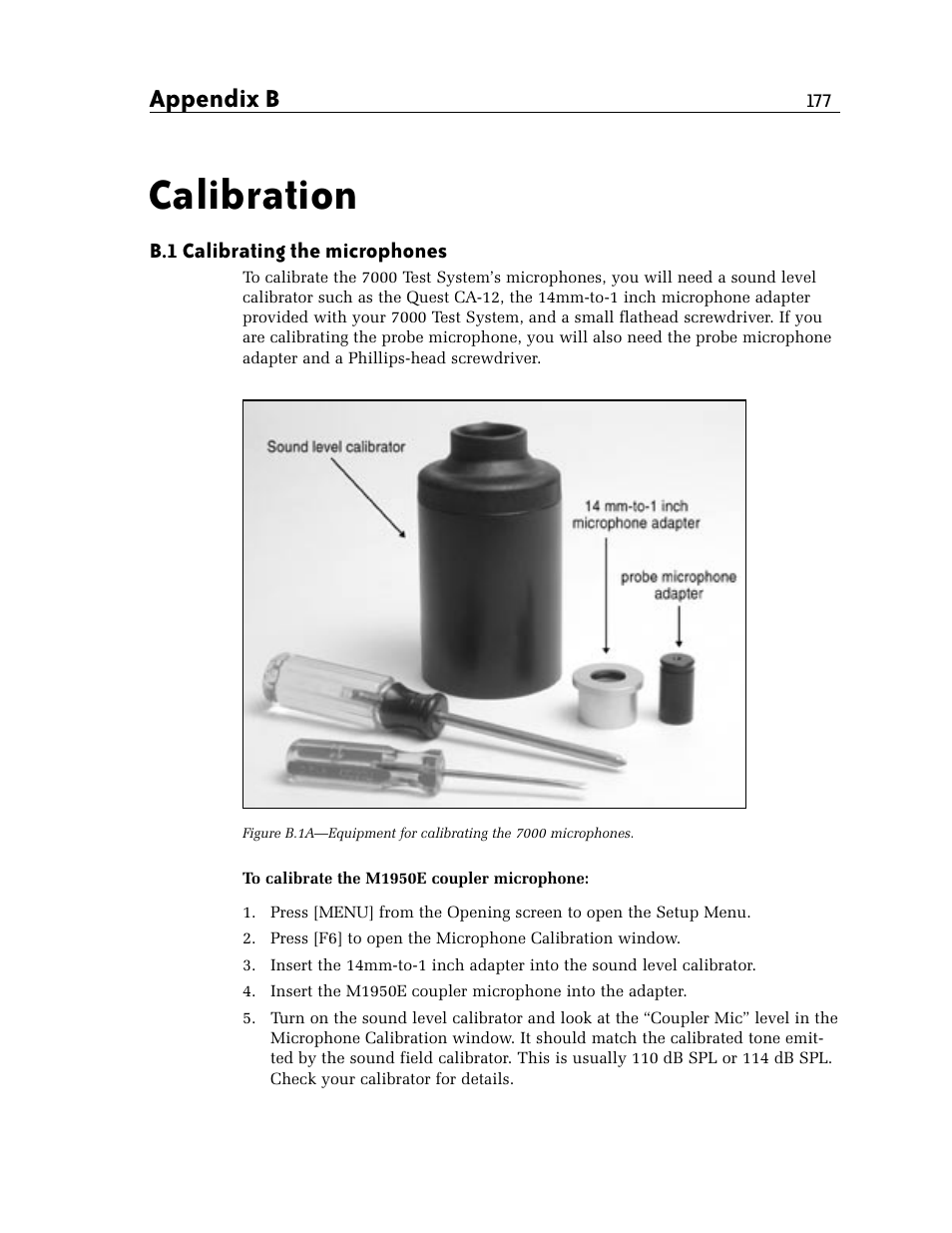 Calibration, Appendix b | Frye FONIX 7000 User Manual | Page 185 / 216