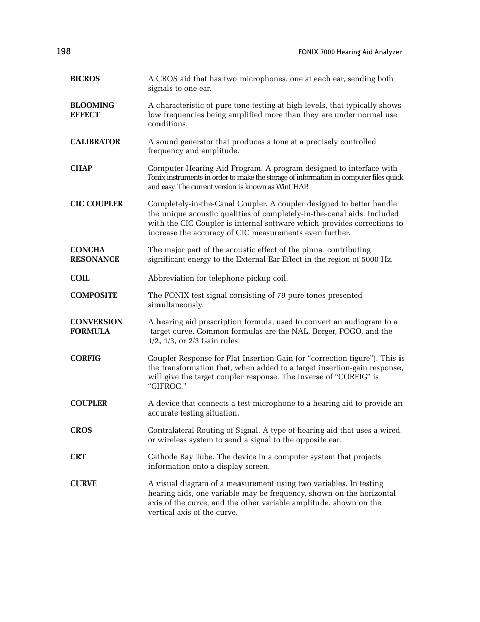 Frye FONIX 7000 User Manual | Page 206 / 216