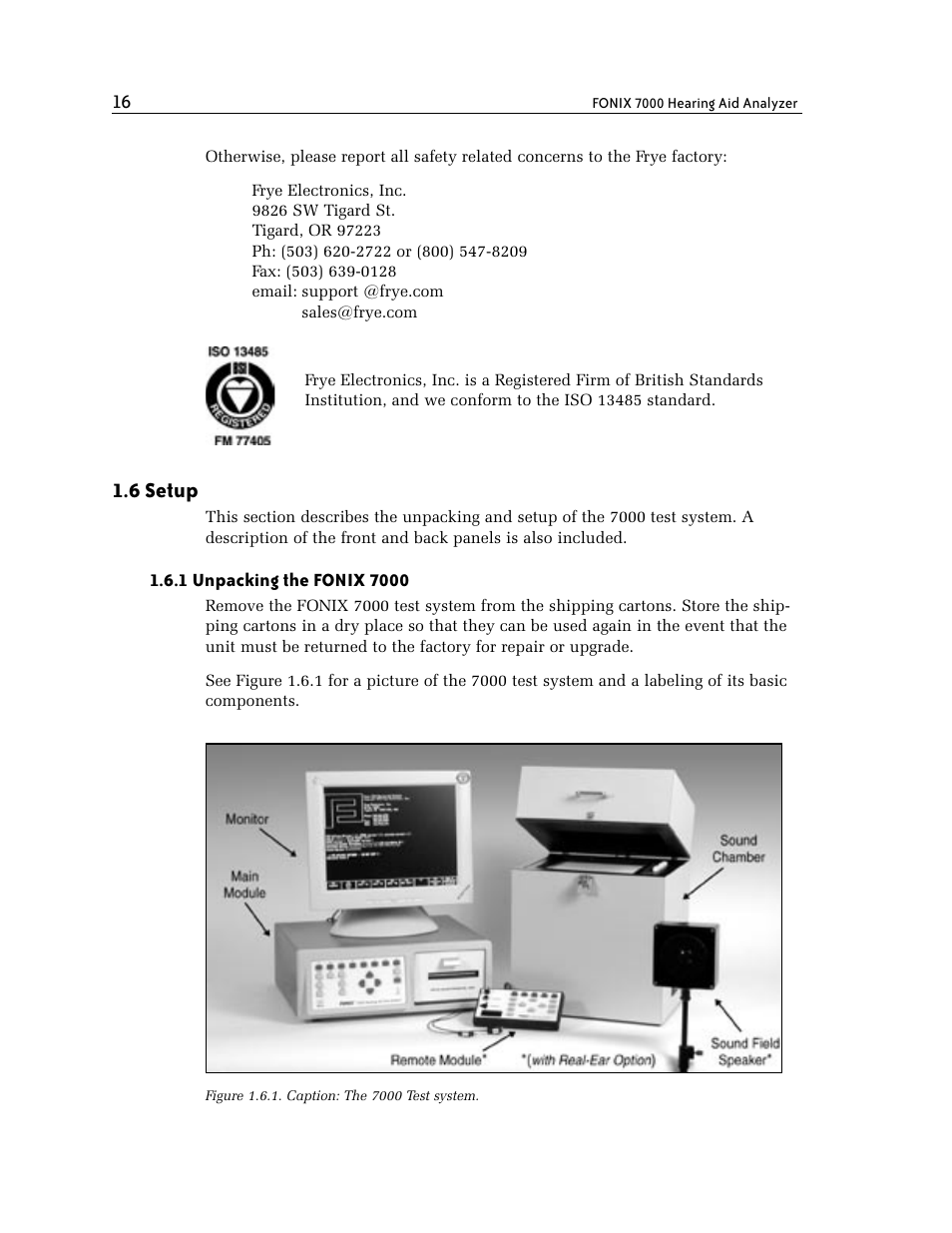 6 setup | Frye FONIX 7000 User Manual | Page 24 / 216