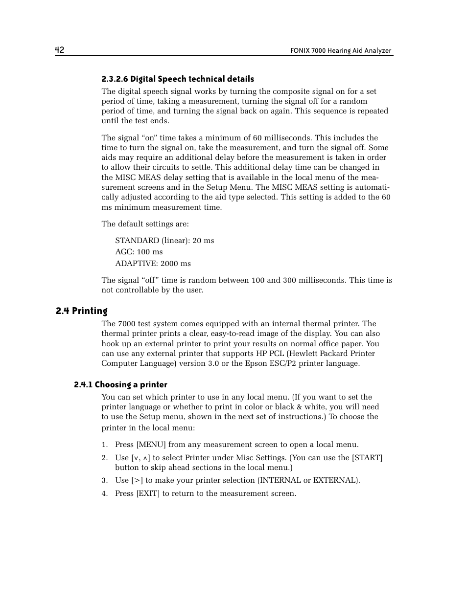4 printing | Frye FONIX 7000 User Manual | Page 50 / 216