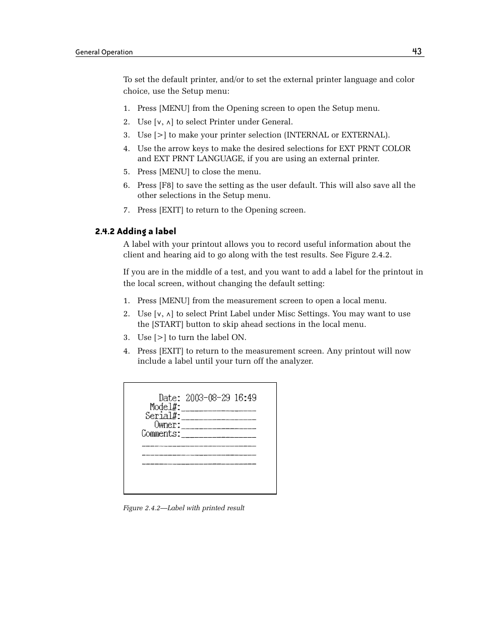 2 adding a label | Frye FONIX 7000 User Manual | Page 51 / 216