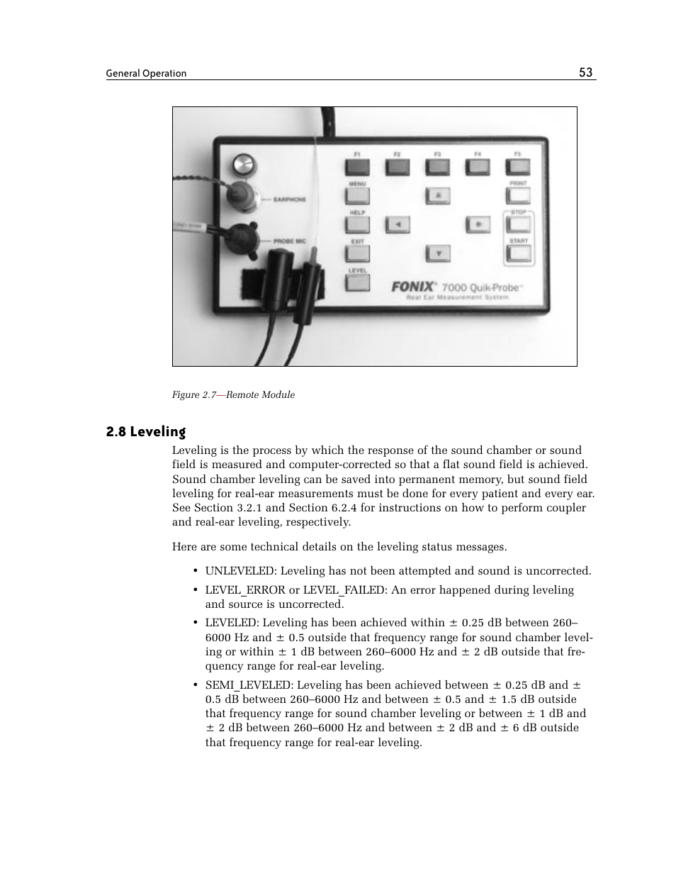 8 leveling | Frye FONIX 7000 User Manual | Page 61 / 216