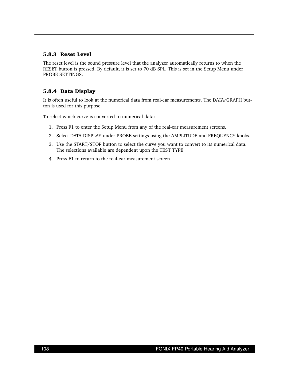 Frye FONIX FP40D User Manual | Page 116 / 164