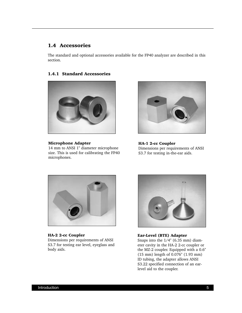 4 accessories | Frye FONIX FP40D User Manual | Page 13 / 164