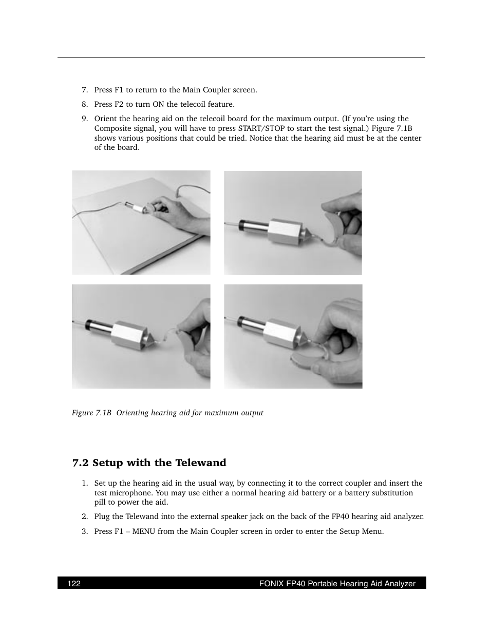 2 setup with the telewand | Frye FONIX FP40D User Manual | Page 130 / 164