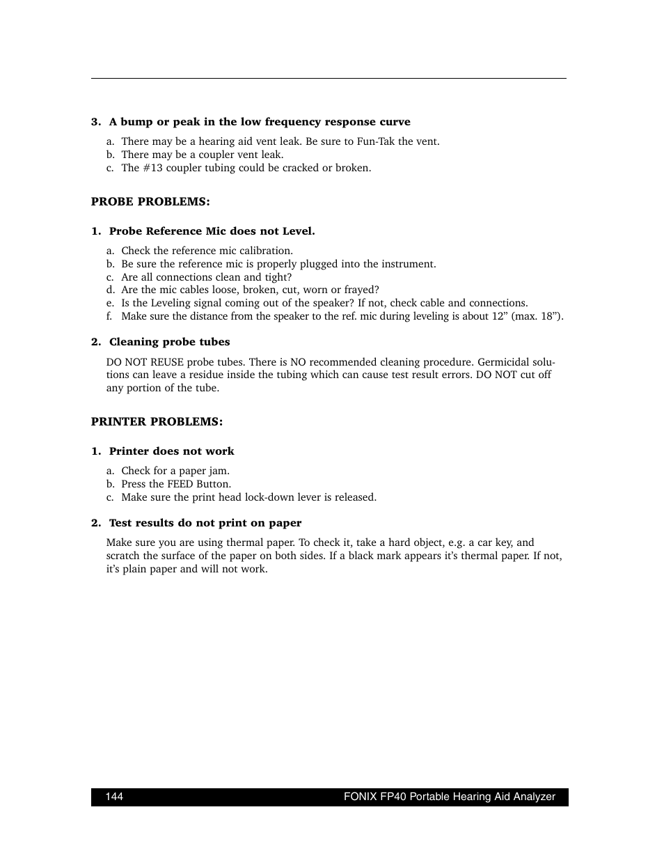 Frye FONIX FP40D User Manual | Page 152 / 164