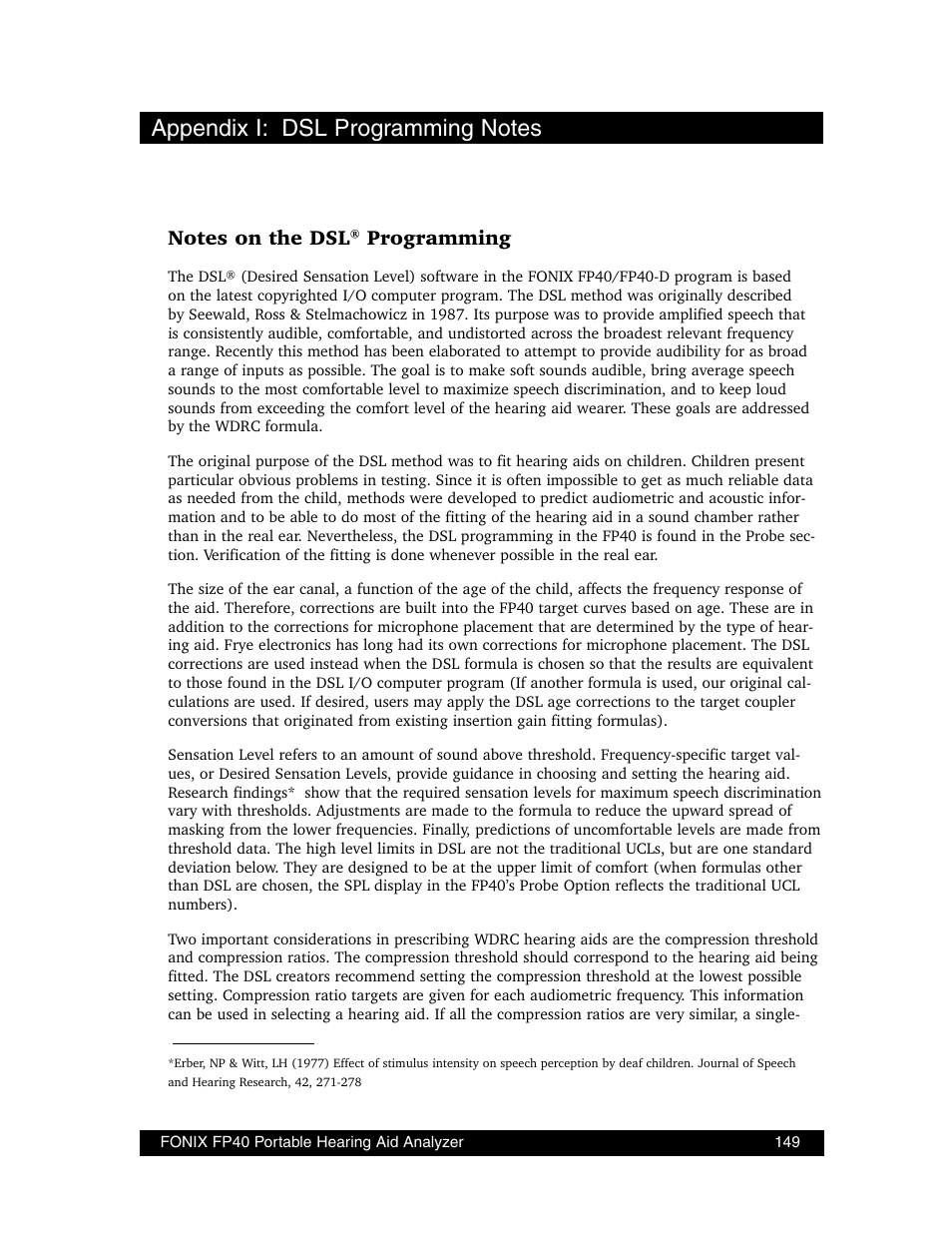 Programming | Frye FONIX FP40D User Manual | Page 157 / 164