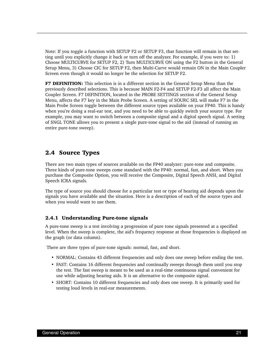 4 source types | Frye FONIX FP40D User Manual | Page 29 / 164