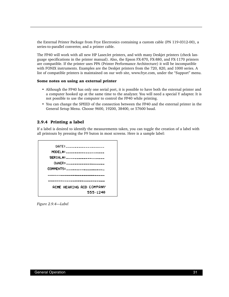Frye FONIX FP40D User Manual | Page 39 / 164
