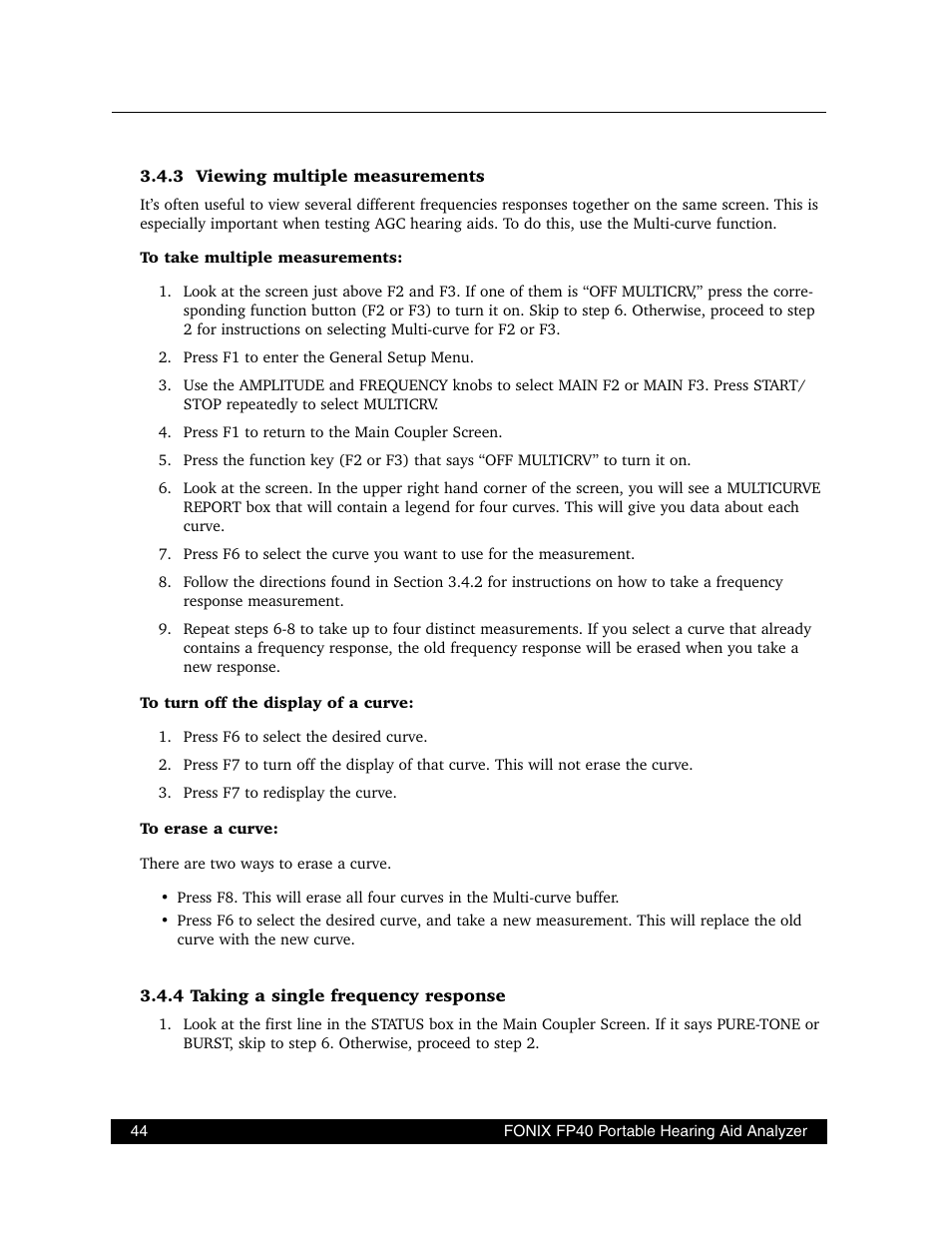 Frye FONIX FP40D User Manual | Page 52 / 164