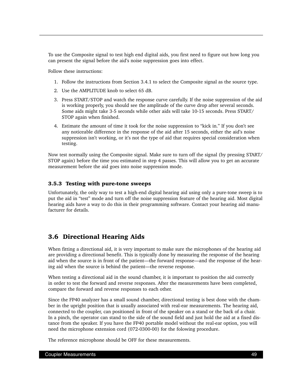 6 directional hearing aids | Frye FONIX FP40D User Manual | Page 57 / 164