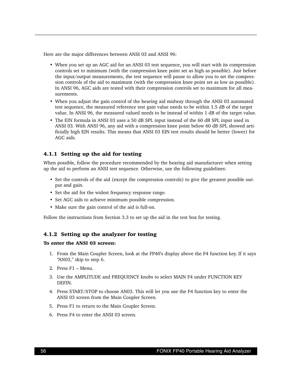 Frye FONIX FP40D User Manual | Page 64 / 164