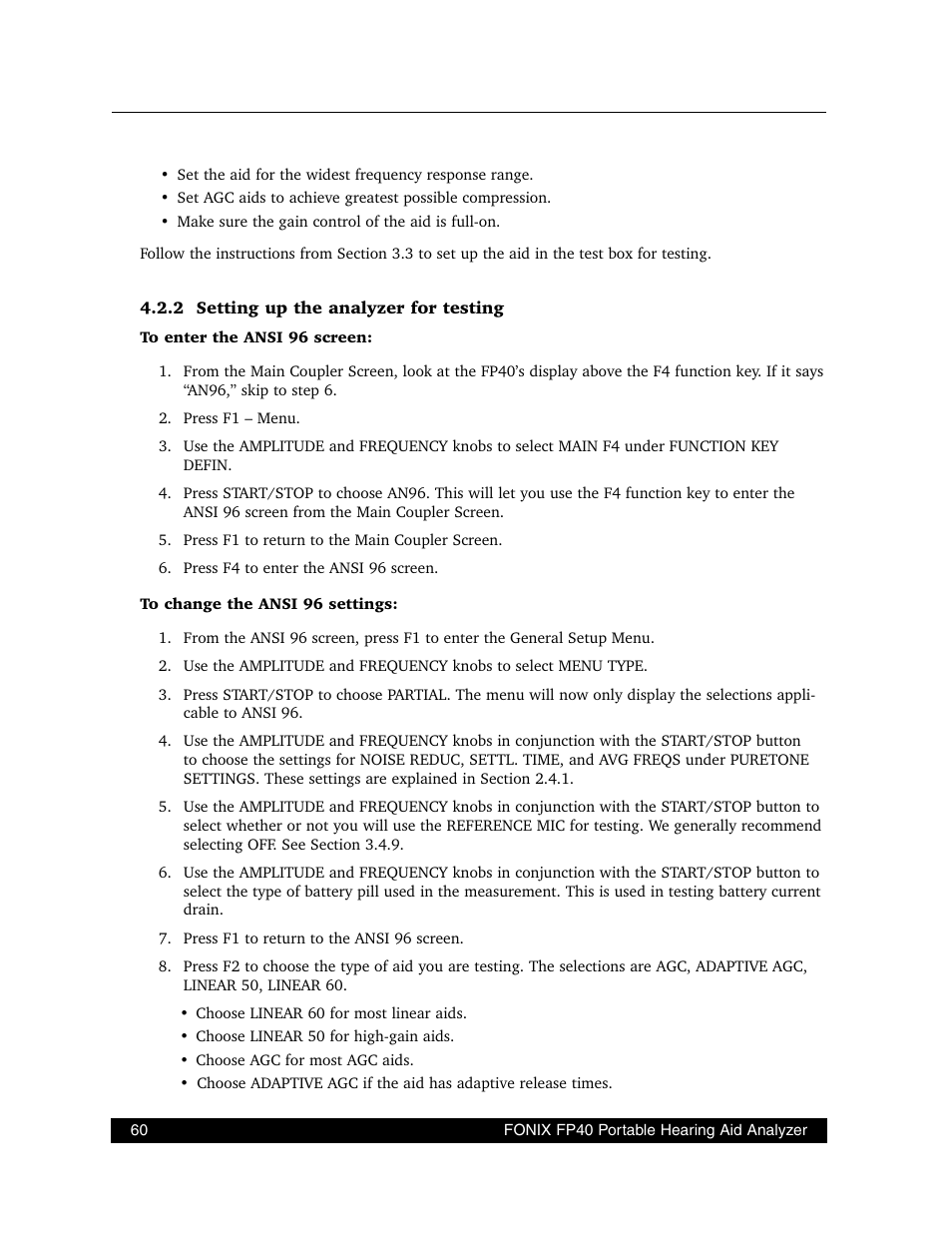 Frye FONIX FP40D User Manual | Page 68 / 164