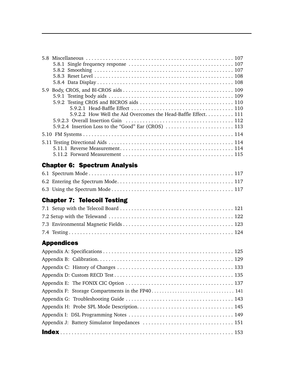 Frye FONIX FP40D User Manual | Page 7 / 164