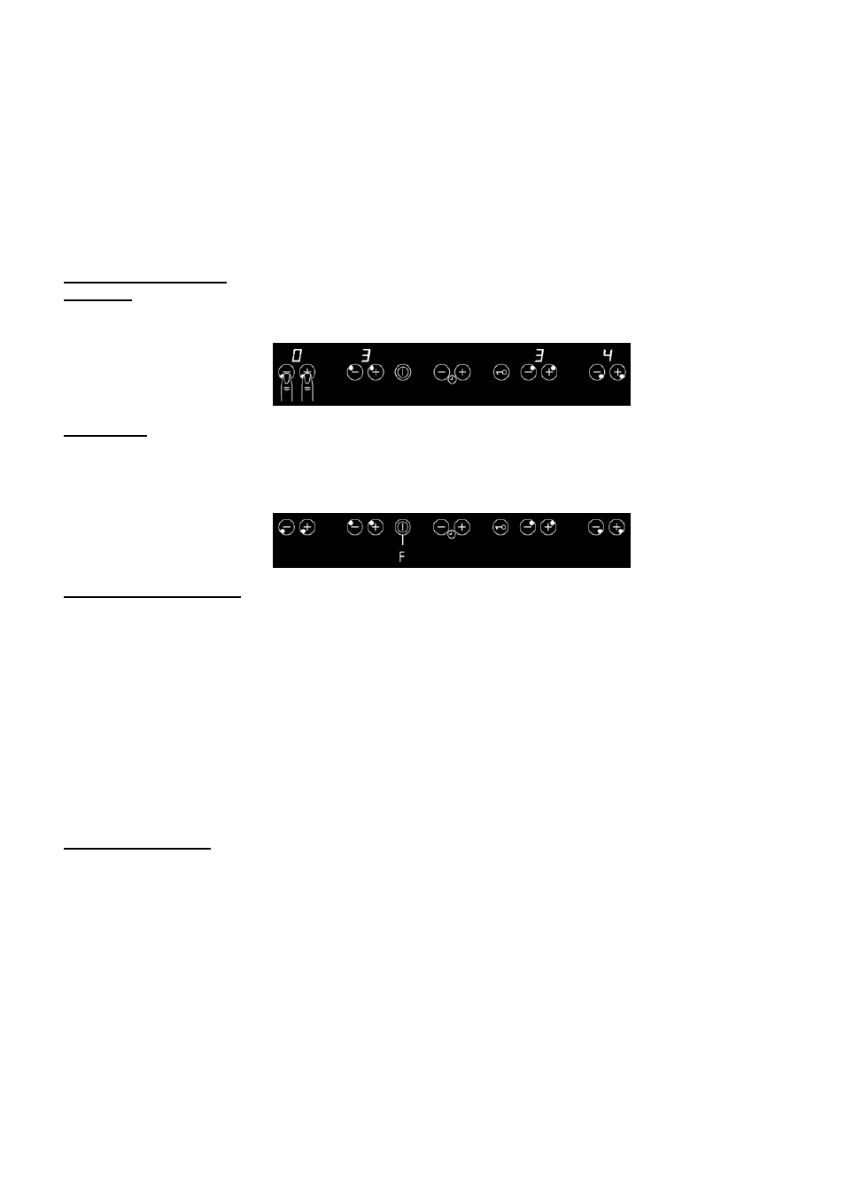 Power level 0, Power level 1…9, p | Foster Induction Hobs 7372 241 User Manual | Page 11 / 15