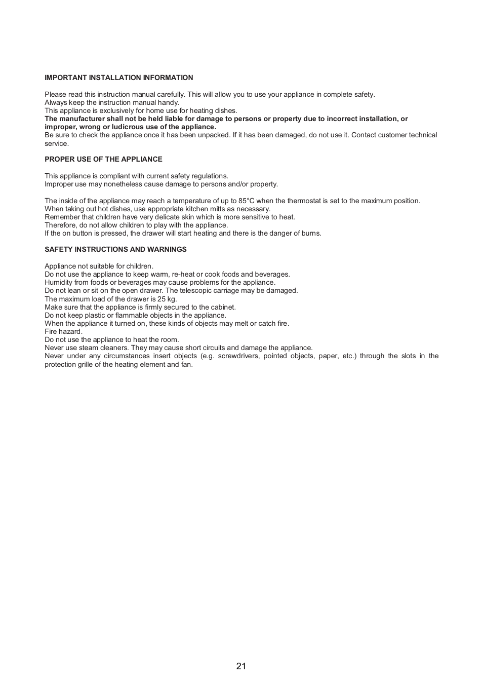 Foster live the quality cod.7138 000 User Manual | Page 5 / 15