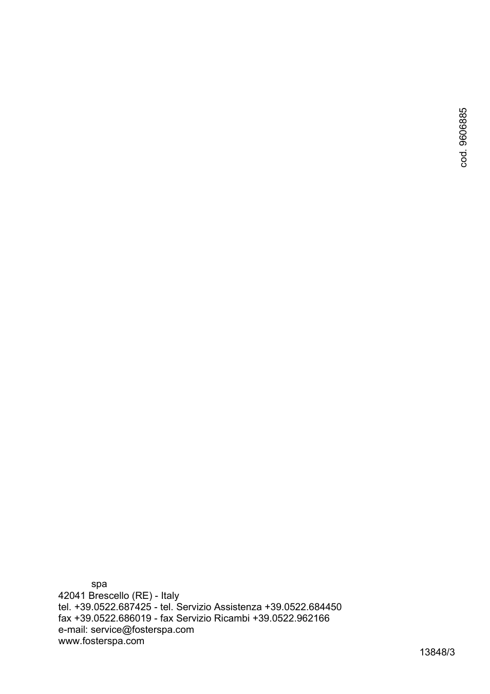 Foster Induction Hobs 7322 240 User Manual | Page 14 / 14