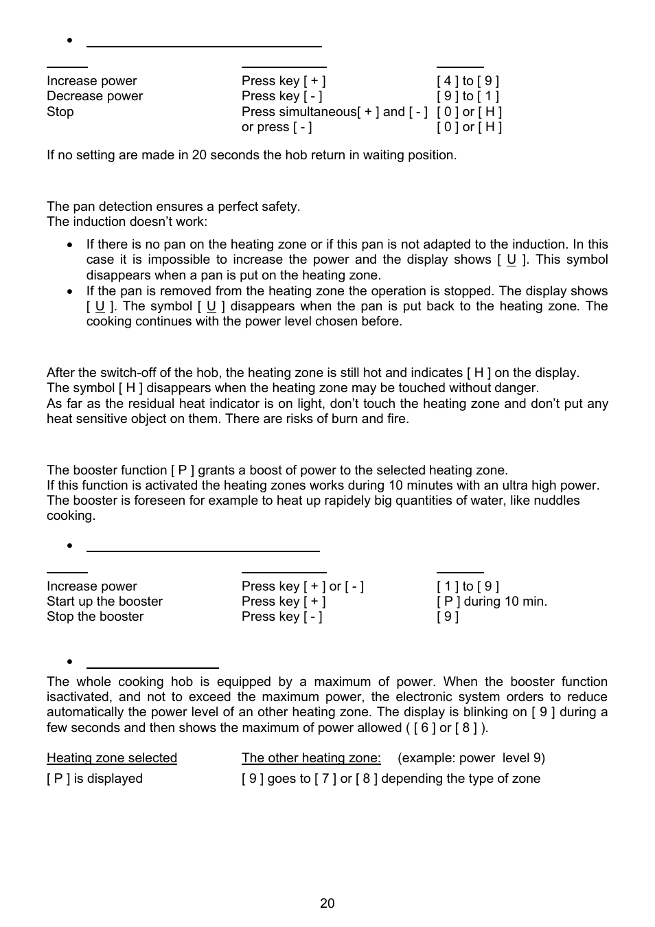 Foster Induction Hobs 7322 240 User Manual | Page 7 / 14