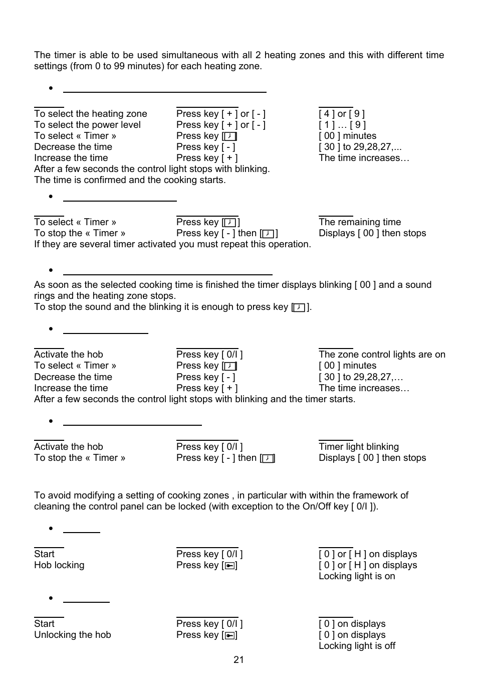 Foster Induction Hobs 7322 240 User Manual | Page 8 / 14