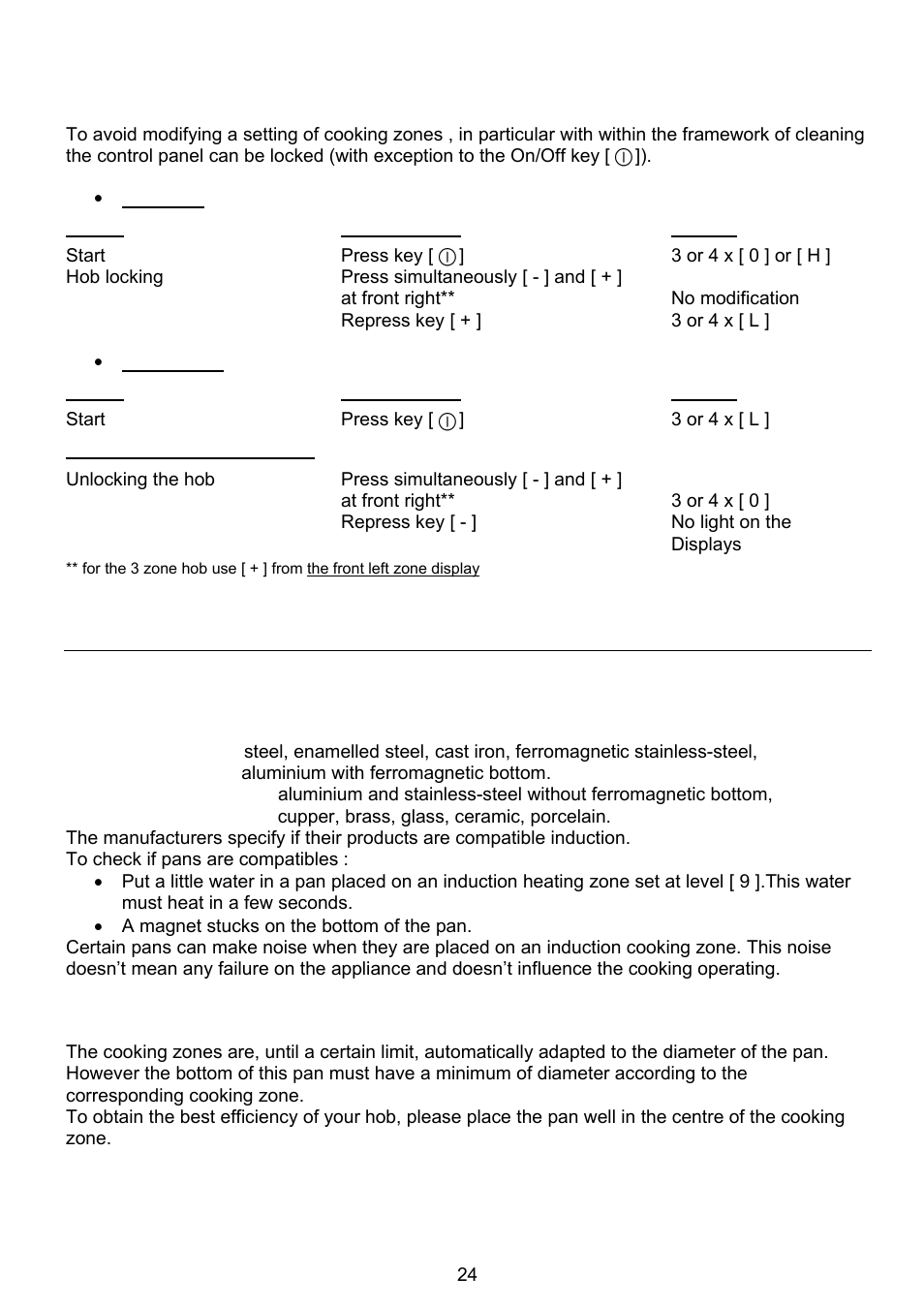 Cooking advices | Foster live quality 7331 230 User Manual | Page 10 / 16