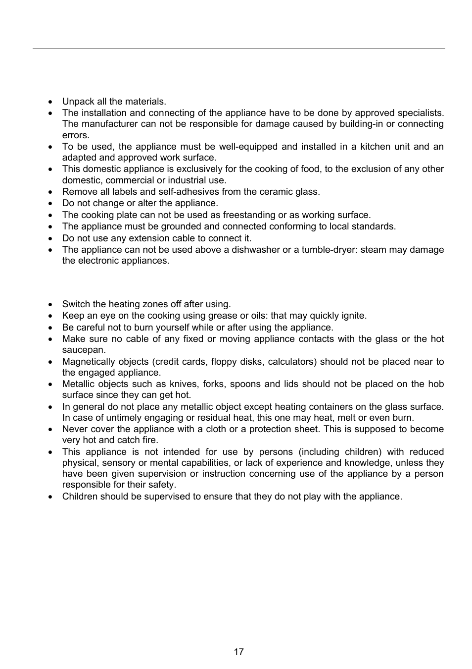 Safety | Foster live quality 7331 230 User Manual | Page 3 / 16