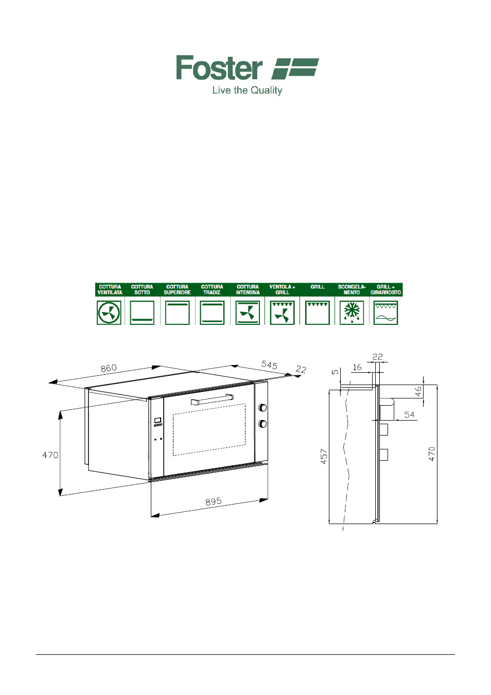 Foster Faust 90 multifunctional oven 18 7167-042 User Manual | 17 pages