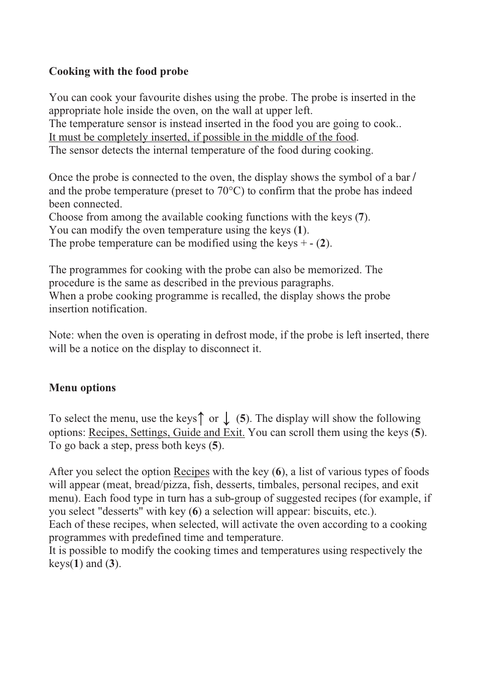Foster BUILT-IN OVEN S4000 User Manual | Page 14 / 22