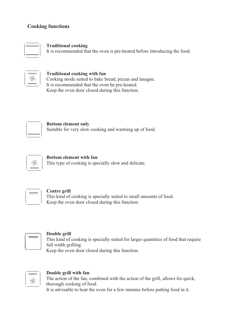 Foster BUILT-IN OVEN S4000 User Manual | Page 16 / 22